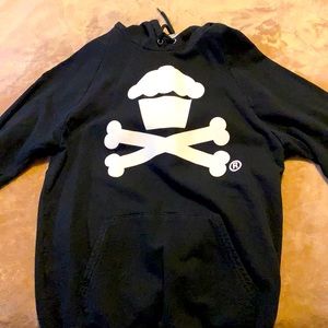 Johnny Cupcakes Cross bones hoodie/sweater